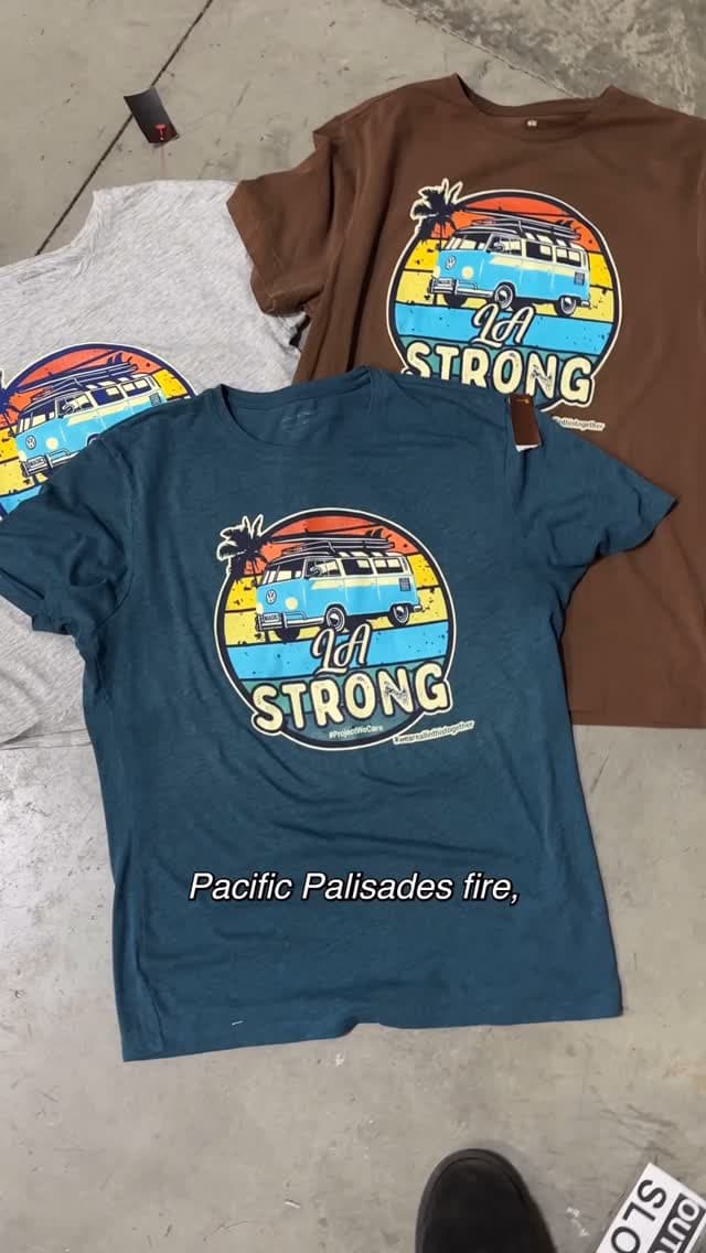#LAstrong 🚌💙💪 Throwback to a very important print for our community out here in Los Angeles. The Palisades fire was a tragedy...