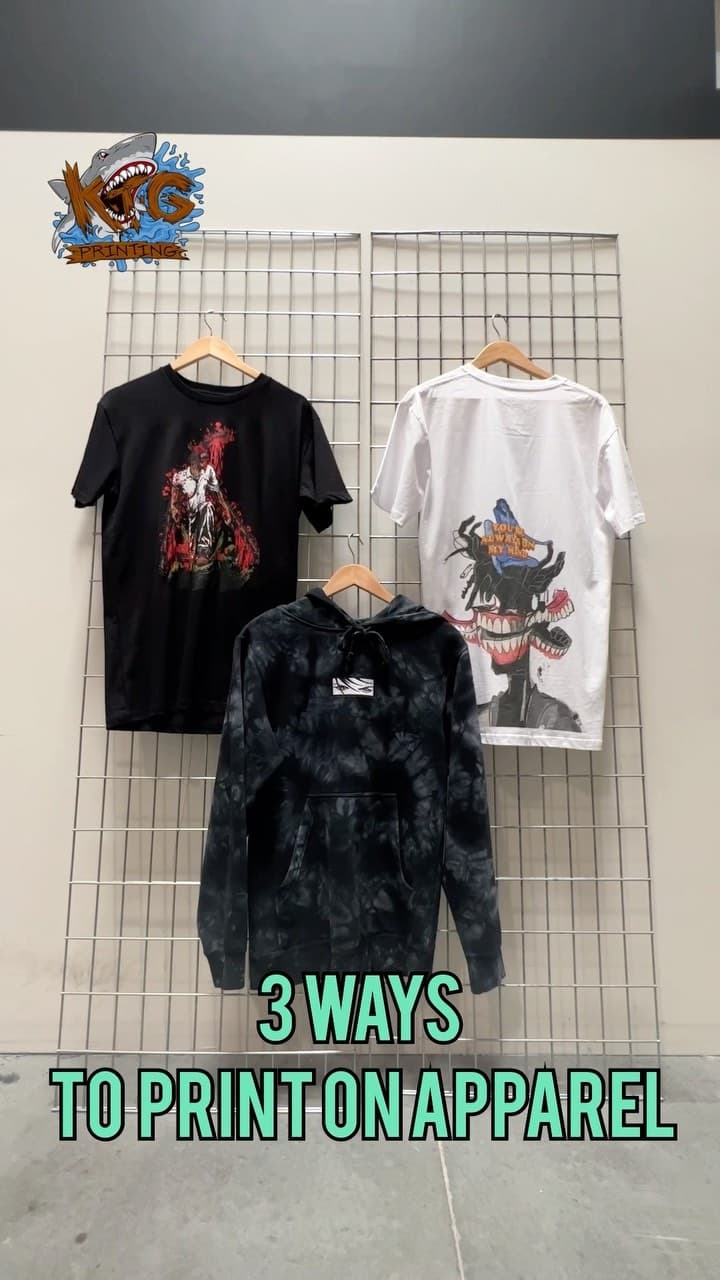 Find out what print method is best for your designs! 💯 Your one stop shop for all your printing needs! DM us for more info! 📲...