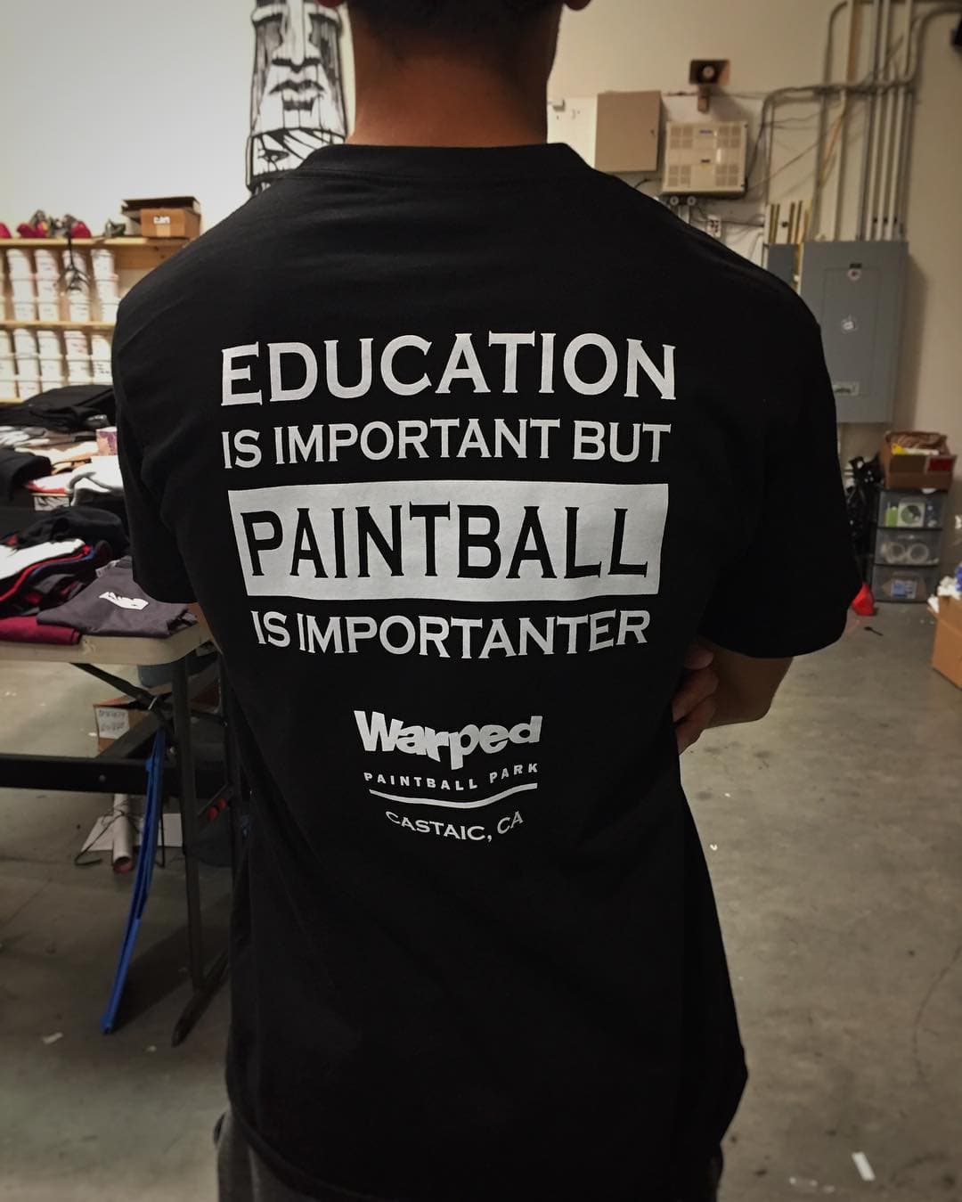Support your local paintball park 💥🙌🏼 @warpedpaintballpark