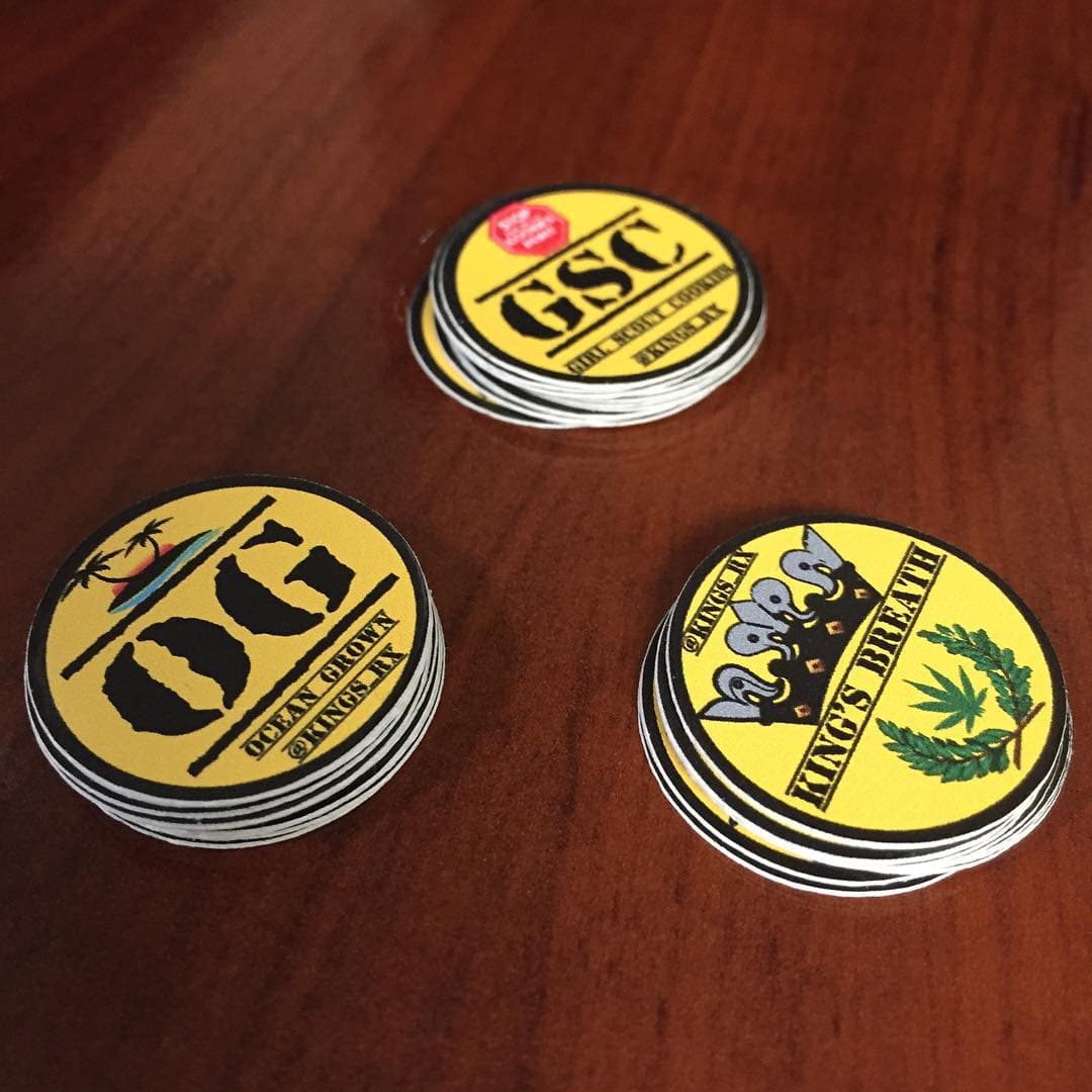 Concentrate labels ☝️👷 #ktgprinting #420 #shatterday #stickergame #girlscoutcookies 🍪🍪🍪